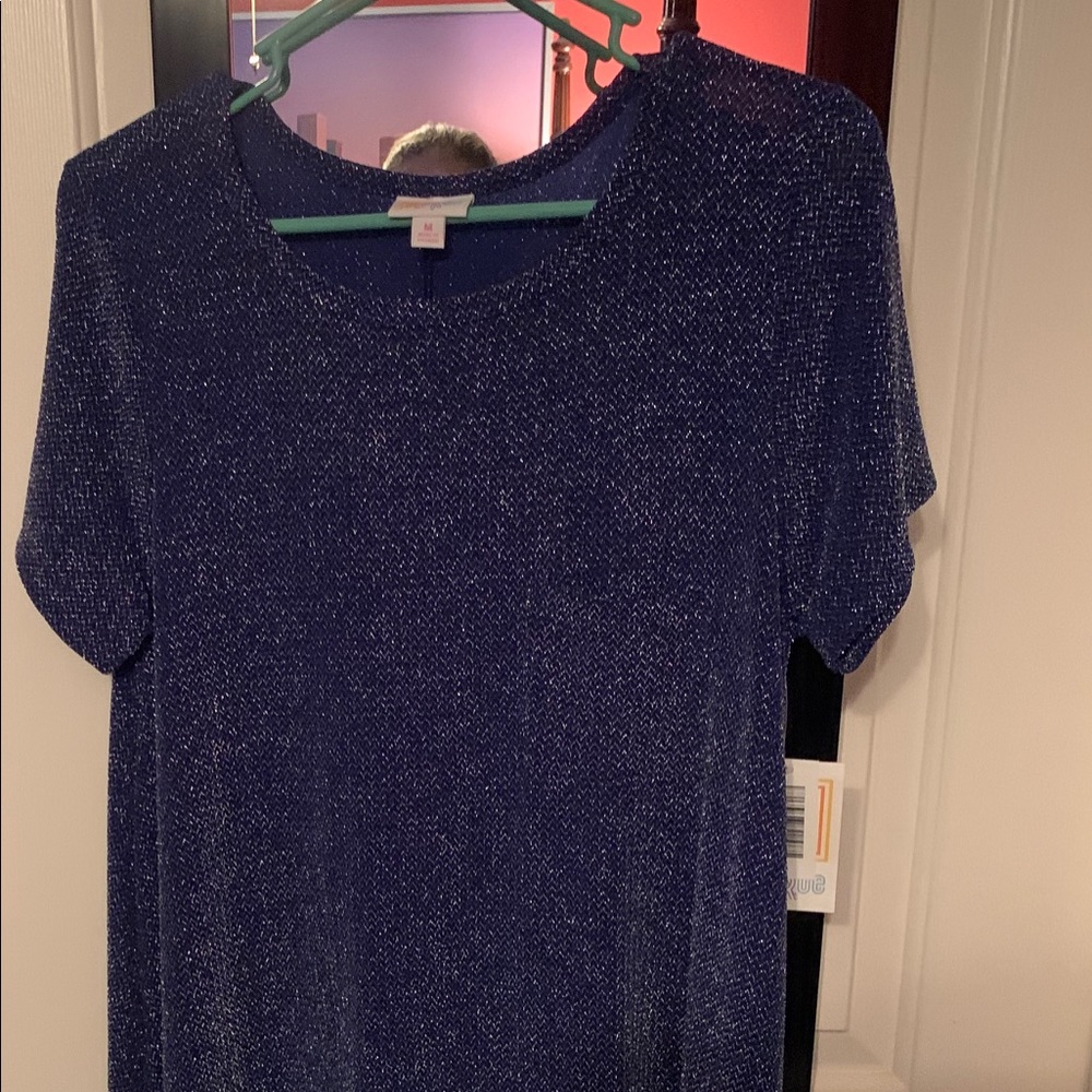 LuLaRoe holiday sparkle dress Size medium fits PS